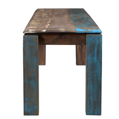 Dining Bench, Solid Mango Wood, 60 in W, Brown