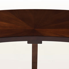 Dining Bench, Solid Rubberwood and MDF in Dark Walnut Brown