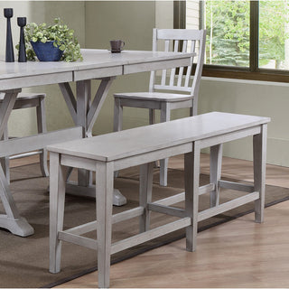 Dining Bench, Solid Wood in Rustic Brown