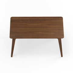 Dining Table, Rectangular, Solid Rubberwood and Veneer, Brown