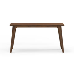 Dining Table, Rectangular, Solid Rubberwood and Veneer, Brown