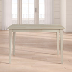 Dining Table, Rectangular Solid Wood, Seats 4, Unfinished