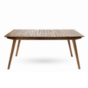 Dining Table, Seats 6, Solid Acacia Wood in Teak