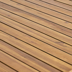 Dining Table, Seats 6, Solid Acacia Wood in Teak