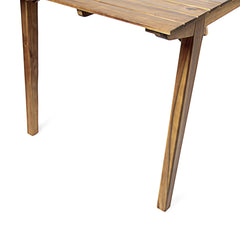 Dining Table, Seats 6, Solid Acacia Wood in Teak