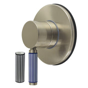 Diverter Valve, Verona, Single-Handle Three-Way with Round Trim Kit in Brushed Nickel