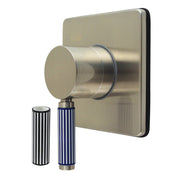 Diverter Valve with Trim Kit, Verona, Three-Way Single Handle in Brushed Nickel