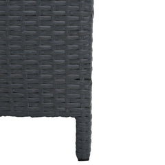 Double Chaise with Woven Plastic Frame and 2 Sand Cushions
