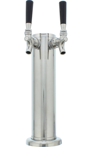 Double Tap Kit, Presrv, Stainless Steel Tower, Kegerator Accessory