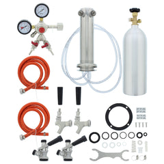 Double Tap Kit, Presrv, Stainless Steel Tower, Kegerator Accessory