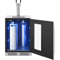 Double Tap Kit, Presrv, Stainless Steel Tower, Kegerator Accessory