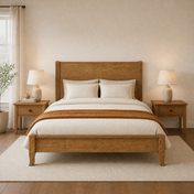Grevane Doune Solid Wood Platform Bed