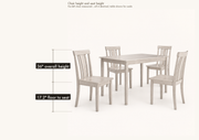 Chair dimensions | chair height 36 inches overall, 17.2 inches floor to seat