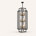 Studio | true three-quarter studio angle showing two faces of the nested black frames