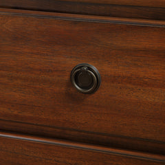 Dresser, 3 Drawers, Solid Poplar and Acacia Wood, Brown