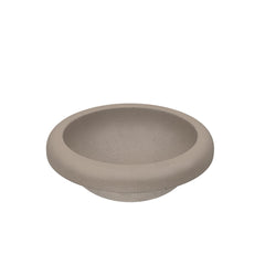 Drop-In Bathroom Sink, Cuyama, Oval, NativeStone Concrete, Earth