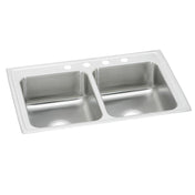 Drop-In Kitchen Sink, Celebrity, Double Basin, Stainless Steel