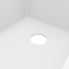 Drop-In Kitchen Sink, Single Bowl, 1-Hole, Quartz Composite, 33 x 22 Inch, White