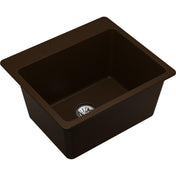 Drop-In Laundry Sink, Classic, Single Bowl, Quartz, Mocha