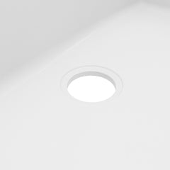 Drop-In Quartz Composite Kitchen Sink, Single Bowl, 33 x 22 In, White