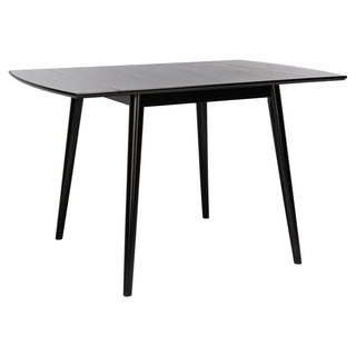 Drop Leaf Dining Table, Solid and Manufactured Wood, Extendable, Four Legs