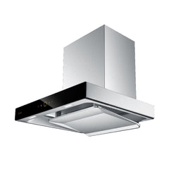 Ductless Range Hood, 23.44 In. W, 850 CFM, Stainless Steel