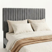 Grevane Dunphy Upholstered Platform Bed with Adjustable Headboard - headboard detail