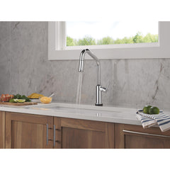 Touch2O Technology Kitchen Faucet with Touchless Technology in Lumicoat Chrome | product photo