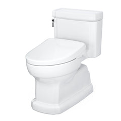 Guinevere 1.28 GPF Floor Mounted Bidet Toilet (Seat Included) in Cotton | product photo