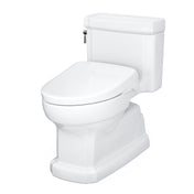 Guinevere 1.28 GPF Floor Mounted Bidet Toilet (Seat Included) in Cotton