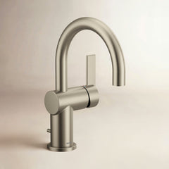CIA Mono Basin Mixer in Brushed Nickel | product photo