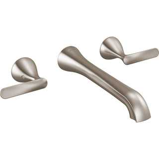 Bonacci Wall Mount Bathroom Faucet Trim in Lumicoat Stainless