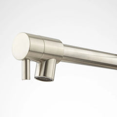 Levi Pull Down Single Handle Kitchen Faucet with Accessories in Brushed Nickel | detail photo