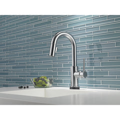 Trinsic Pull Down Touch Bar Faucet in Arctic Stainless | product photo