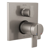 Ara Thermostatic 17T Series Trim with Double Handle in Stainless