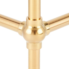 30" Cierra 31" Tall Vitreous China Rectangular Console Bathroom Sink with Overflow in Brushed Gold | detail photo