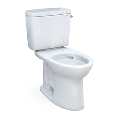 Drake® 1.28 GPF (Water Efficient) Elongated Two-Piece Toilet with Tornado Flush (Seat Not Included) in Cotton | product photo