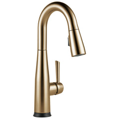 Essa Pull Down Sprayer Touch Bar Faucet, Single Handle Touch Prep Sink Faucet in Champagne Bronze | product photo