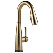 Essa Pull Down Sprayer Touch Bar Faucet, Single Handle Touch Prep Sink Faucet in Champagne Bronze