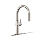 Crue Touchless Pull-Down Kitchen Sink Faucet with Three-Function Sprayhead in Vibrant Stainless