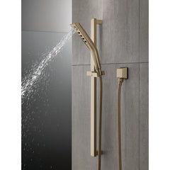 Pivotal H2Okinetic Hand Shower with Slide Bar, 3-Spray Handheld Shower Head, Slide Bar Hand Shower in Champagne Bronze | product photo