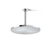 Contemporary Full Fixed Shower Head with Katalyst Air Induction Spray in Polished Chrome