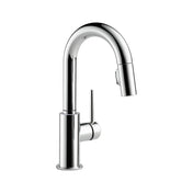 Trinsic Chrome Bar Sink Faucet with Pull Down Sprayer
