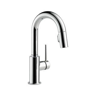 Trinsic Chrome Bar Sink Faucet with Pull Down Sprayer
