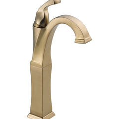 Dryden™ Single hole Bathroom Faucet and Diamond Seal™ Technology in Brilliance Champagne Bronze | product photo