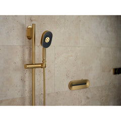 Kohler Statement Oblong Vichy 2.5 Gpm Body Spray in Vibrant Brushed Moderne Brass | product photo