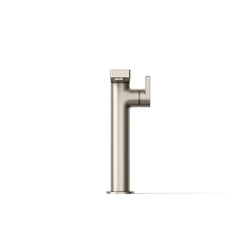 Kohler Composed Single Hole Bathroom Faucet with Drain Assembly in Vibrant Brushed Nickel | product photo