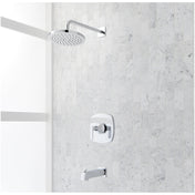 Sefina Pressure Balance Tub and Shower System, Chrome