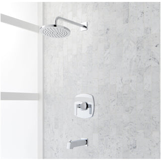 Sefina Pressure Balance Tub and Shower System, Chrome