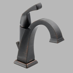 Dryden Single Hole Bathroom Faucet with Drain Assembly, Single Handle Bathroom Sink Faucet in Venetian Bronze | product photo